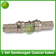 Konektor Sambungan Coaxial Kabel set